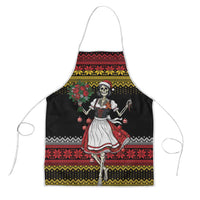 Dirndl Skeleton Dance Apron Bavarian Gothic Christmas - Wonder Print Shop
