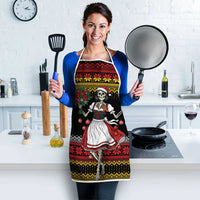 Dirndl Skeleton Dance Apron Bavarian Gothic Christmas - Wonder Print Shop
