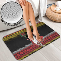 Dirndl Skeleton Dance Bathroom Set Bavarian Gothic Christmas - Wonder Print Shop