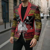 Dirndl Skeleton Dance Blazer Bavarian Gothic Christmas - Wonder Print Shop