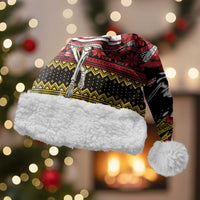 Dirndl Skeleton Dance Christmas Santa Hat Bavarian Gothic Christmas - Wonder Print Shop