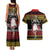 Dirndl Skeleton Dance Couples Matching Tank Maxi Dress and Hawaiian Shirt Bavarian Gothic Christmas - Wonder Print Shop