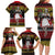 Dirndl Skeleton Dance Family Matching Long Sleeve Bodycon Dress and Hawaiian Shirt Bavarian Gothic Christmas - Wonder Print Shop