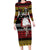 Dirndl Skeleton Dance Family Matching Long Sleeve Bodycon Dress and Hawaiian Shirt Bavarian Gothic Christmas - Wonder Print Shop