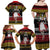 Dirndl Skeleton Dance Family Matching Off Shoulder Maxi Dress and Hawaiian Shirt Bavarian Gothic Christmas - Wonder Print Shop