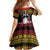 Dirndl Skeleton Dance Family Matching Off Shoulder Short Dress and Hawaiian Shirt Bavarian Gothic Christmas - Wonder Print Shop