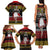 Dirndl Skeleton Dance Family Matching Tank Maxi Dress and Hawaiian Shirt Bavarian Gothic Christmas - Wonder Print Shop