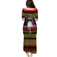 Dirndl Skeleton Dance Puletasi Bavarian Gothic Christmas - Wonder Print Shop