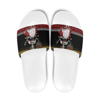 Dirndl Skeleton Dance Slide Sandals Bavarian Gothic Christmas - Wonder Print Shop