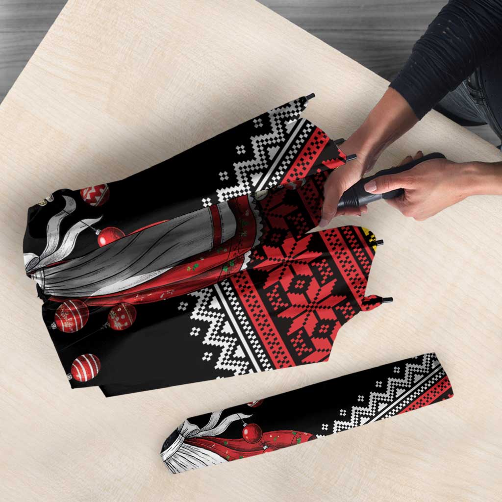 Dirndl Skeleton Dance Umbrella Bavarian Gothic Christmas - Wonder Print Shop