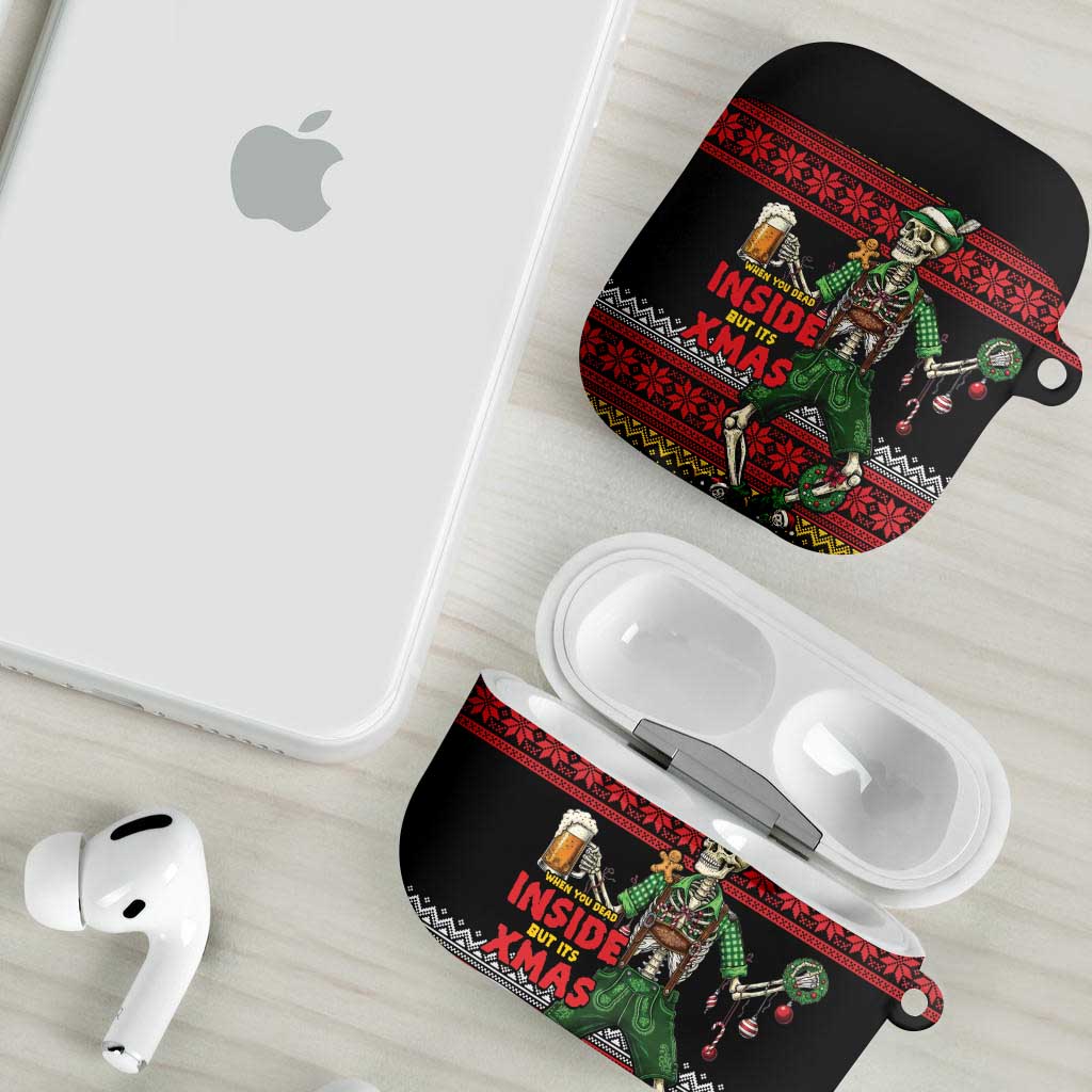 Lederhosen Skeleton Dance AirPods Case Bavarian Gothic Christmas - Wonder Print Shop