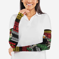 Lederhosen Skeleton Dance Arm Sleeves Bavarian Gothic Christmas - Wonder Print Shop