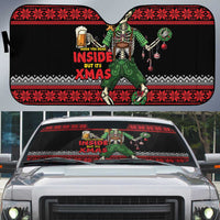 Lederhosen Skeleton Dance Auto Sun Shade Bavarian Gothic Christmas - Wonder Print Shop