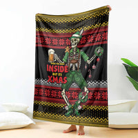 Lederhosen Skeleton Dance Blanket Bavarian Gothic Christmas - Wonder Print Shop