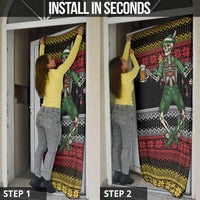 Lederhosen Skeleton Dance Door Cover Bavarian Gothic Christmas - Wonder Print Shop