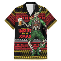 Lederhosen Skeleton Dance Family Matching Mermaid Dress and Hawaiian Shirt Bavarian Gothic Christmas - Wonder Print Shop