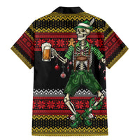 Lederhosen Skeleton Dance Family Matching Mermaid Dress and Hawaiian Shirt Bavarian Gothic Christmas - Wonder Print Shop