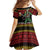 Lederhosen Skeleton Dance Family Matching Off The Shoulder Long Sleeve Dress and Hawaiian Shirt Bavarian Gothic Christmas - Wonder Print Shop