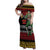 Lederhosen Skeleton Dance Family Matching Off Shoulder Maxi Dress and Hawaiian Shirt Bavarian Gothic Christmas - Wonder Print Shop