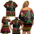 Lederhosen Skeleton Dance Family Matching Off Shoulder Short Dress and Hawaiian Shirt Bavarian Gothic Christmas - Wonder Print Shop