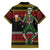Lederhosen Skeleton Dance Family Matching Off Shoulder Short Dress and Hawaiian Shirt Bavarian Gothic Christmas - Wonder Print Shop