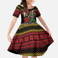 Lederhosen Skeleton Dance Family Matching Short Sleeve Bodycon Dress and Hawaiian Shirt Bavarian Gothic Christmas - Wonder Print Shop