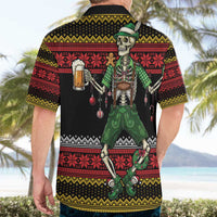Lederhosen Skeleton Dance Hawaiian Shirt Bavarian Gothic Christmas - Wonder Print Shop