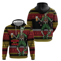 Lederhosen Skeleton Dance Hoodie Bavarian Gothic Christmas - Wonder Print Shop