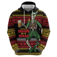 Lederhosen Skeleton Dance Hoodie Bavarian Gothic Christmas - Wonder Print Shop