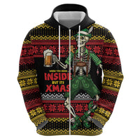 Lederhosen Skeleton Dance Hoodie Bavarian Gothic Christmas - Wonder Print Shop