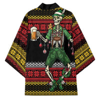 Lederhosen Skeleton Dance Kimono Bavarian Gothic Christmas - Wonder Print Shop