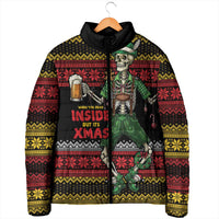 Lederhosen Skeleton Dance Padded Jacket Bavarian Gothic Christmas - Wonder Print Shop