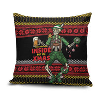 Lederhosen Skeleton Dance Pillow Cover Bavarian Gothic Christmas - Wonder Print Shop