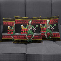 Lederhosen Skeleton Dance Pillow Cover Bavarian Gothic Christmas - Wonder Print Shop