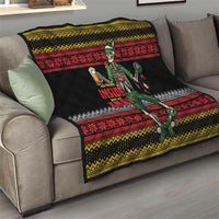 Lederhosen Skeleton Dance Quilt Bavarian Gothic Christmas - Wonder Print Shop