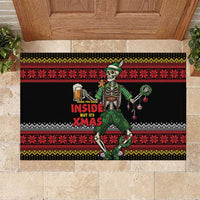 Lederhosen Skeleton Dance Rubber Doormat Bavarian Gothic Christmas - Wonder Print Shop