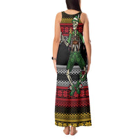 Lederhosen Skeleton Dance Tank Maxi Dress Bavarian Gothic Christmas - Wonder Print Shop