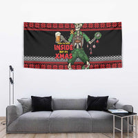 Lederhosen Skeleton Dance Tapestry Bavarian Gothic Christmas - Wonder Print Shop