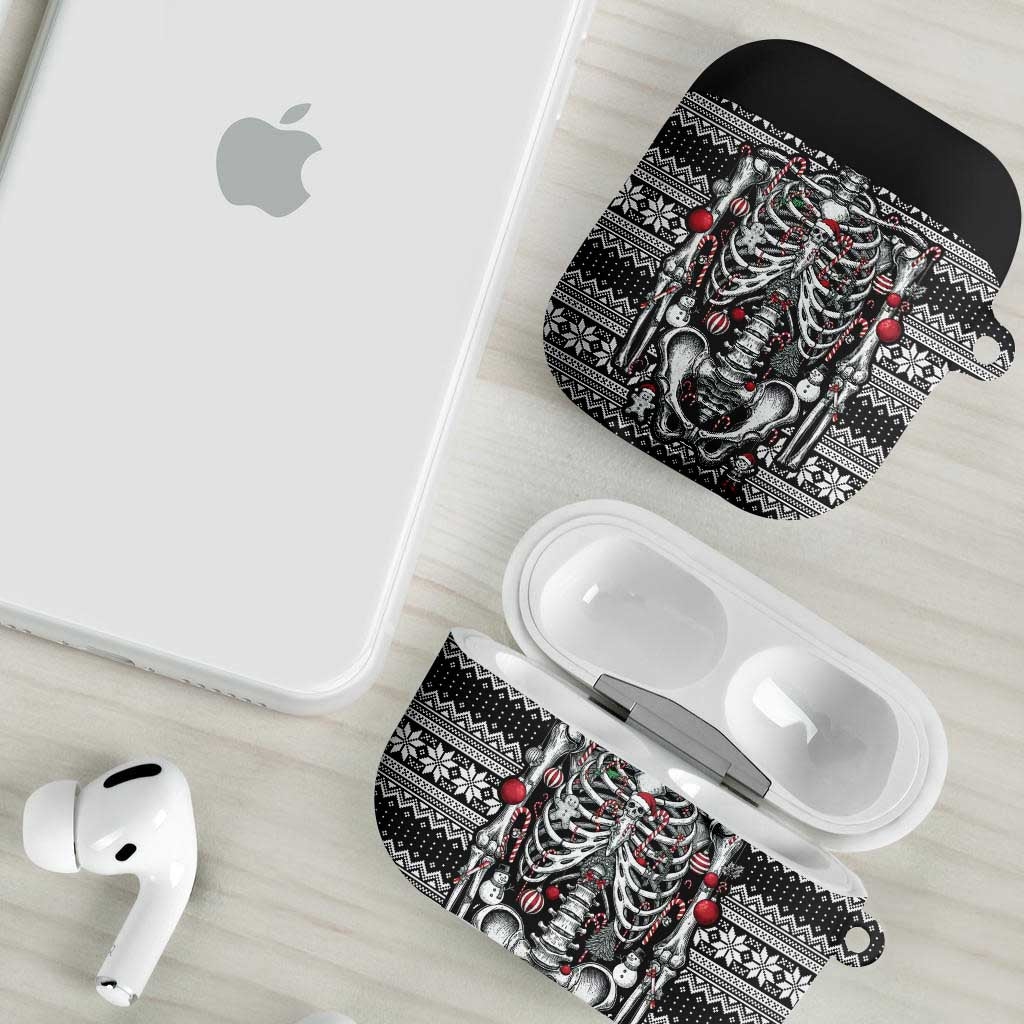 Merry Creepmas AirPods Case Bone to be Jolly - Wonder Print Shop