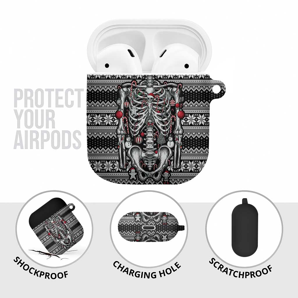 Merry Creepmas AirPods Case Bone to be Jolly - Wonder Print Shop