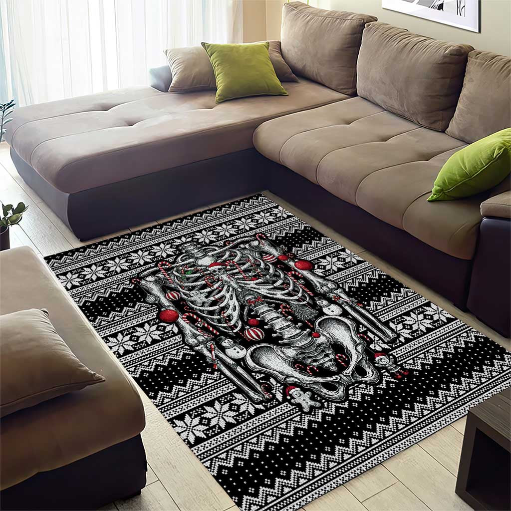 Merry Creepmas Area Rug Bone to be Jolly - Wonder Print Shop
