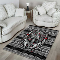 Merry Creepmas Area Rug Bone to be Jolly - Wonder Print Shop