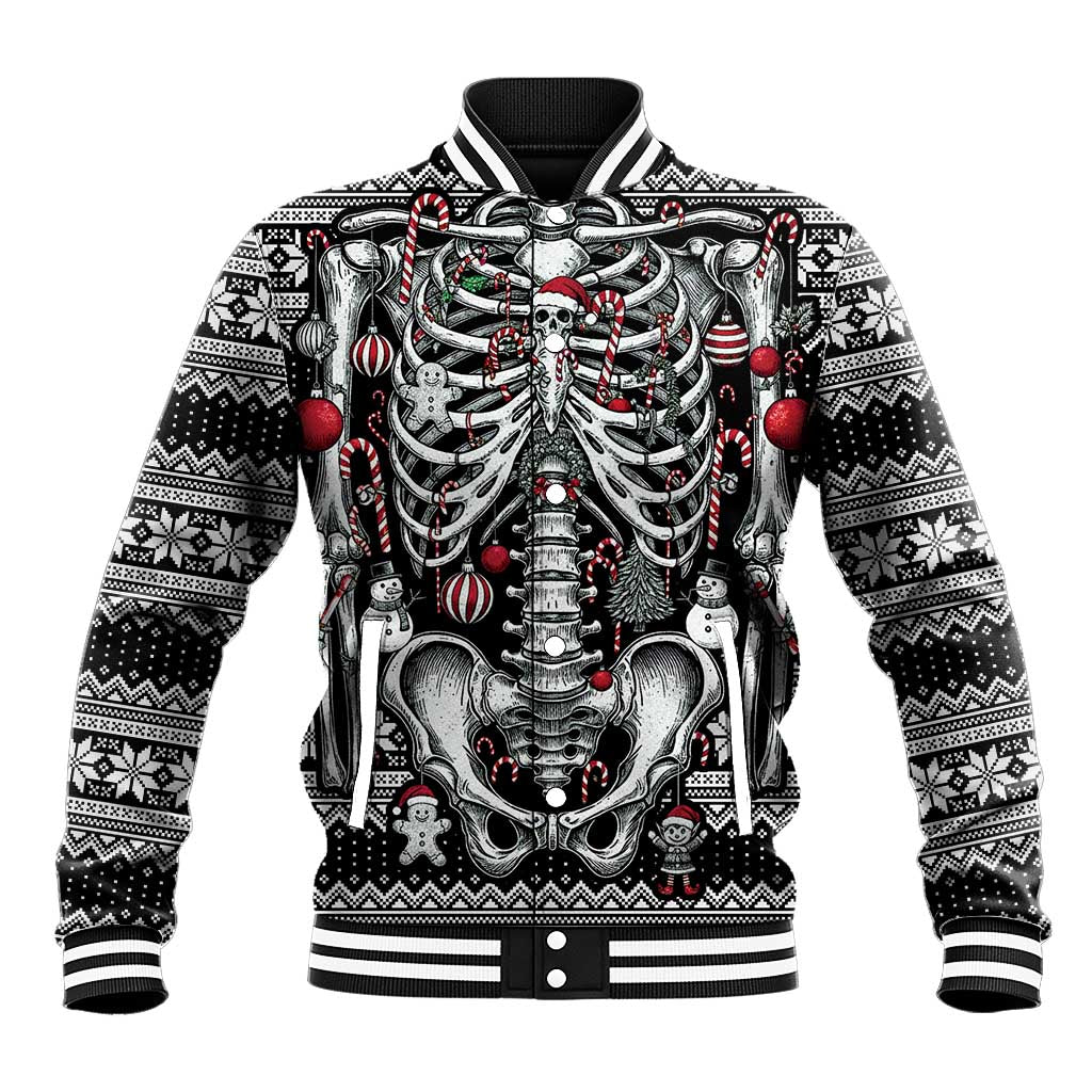 Merry Creepmas Baseball Jacket Bone to be Jolly - Wonder Print Shop