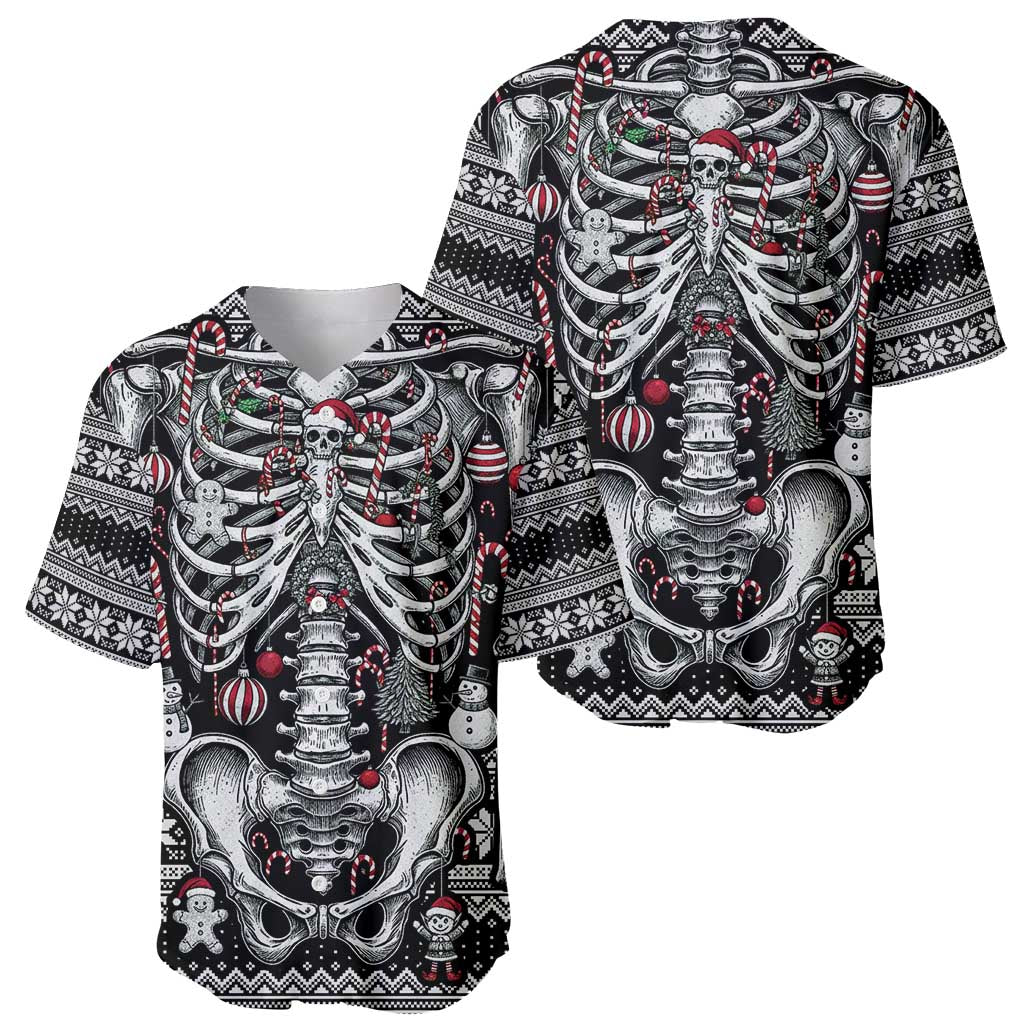 Merry Creepmas Baseball Jersey Bone to be Jolly - Wonder Print Shop