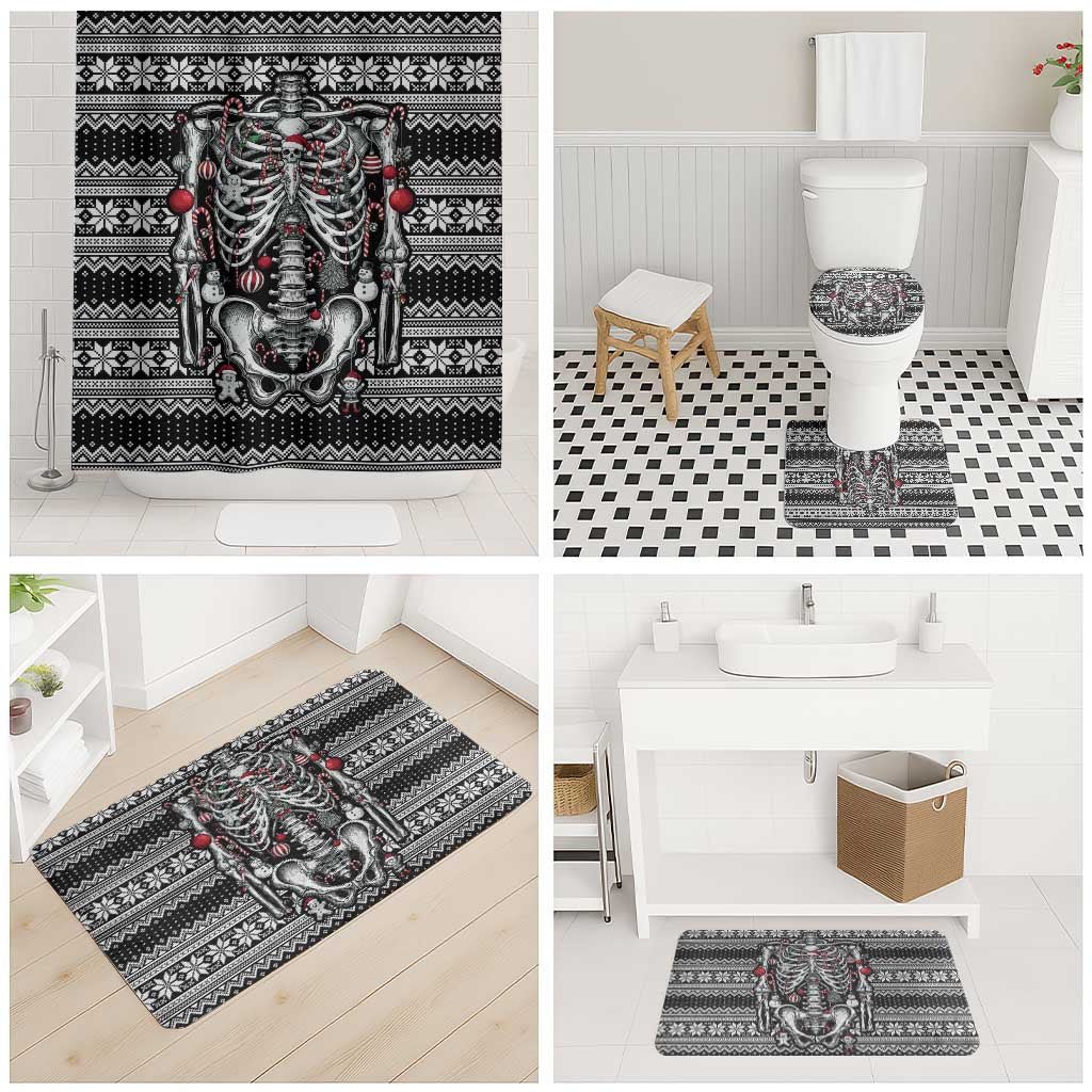 Merry Creepmas Bathroom Set Bone to be Jolly - Wonder Print Shop