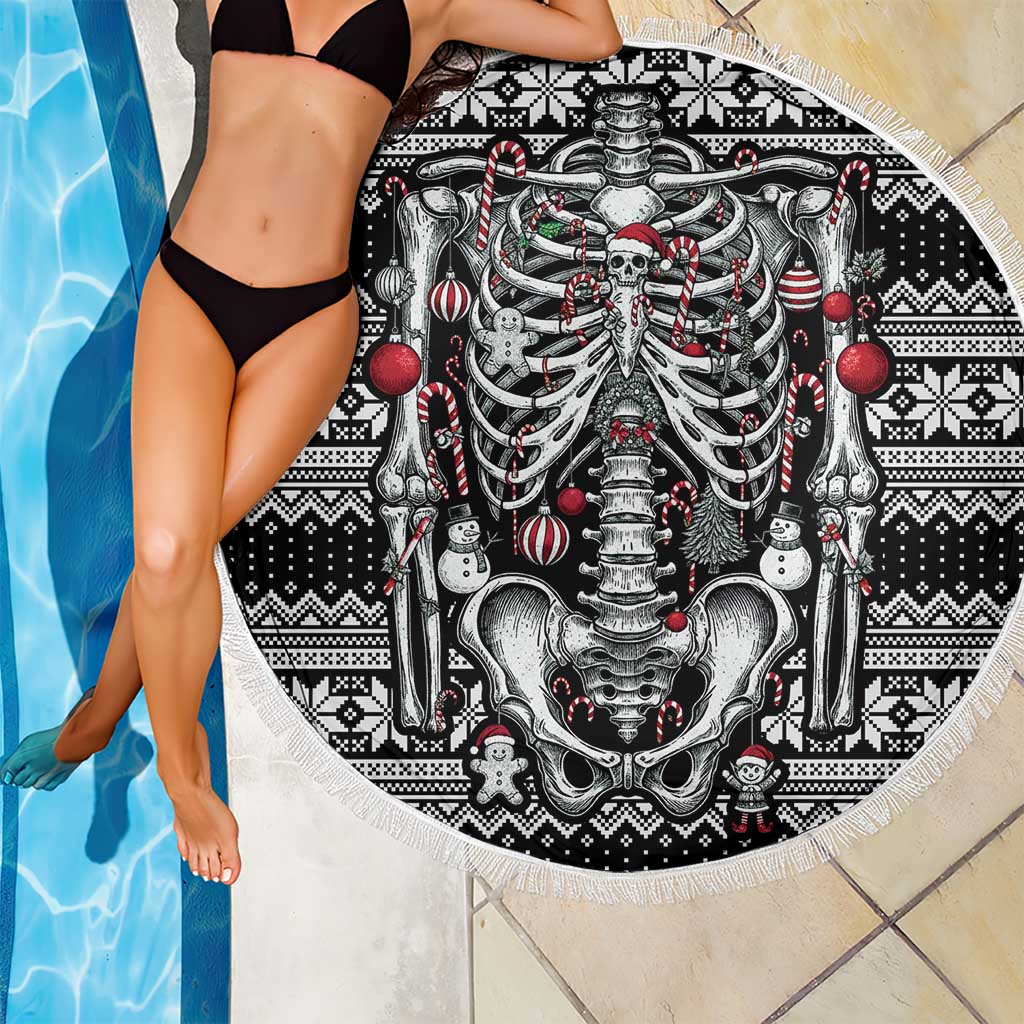 Merry Creepmas Beach Blanket Bone to be Jolly - Wonder Print Shop