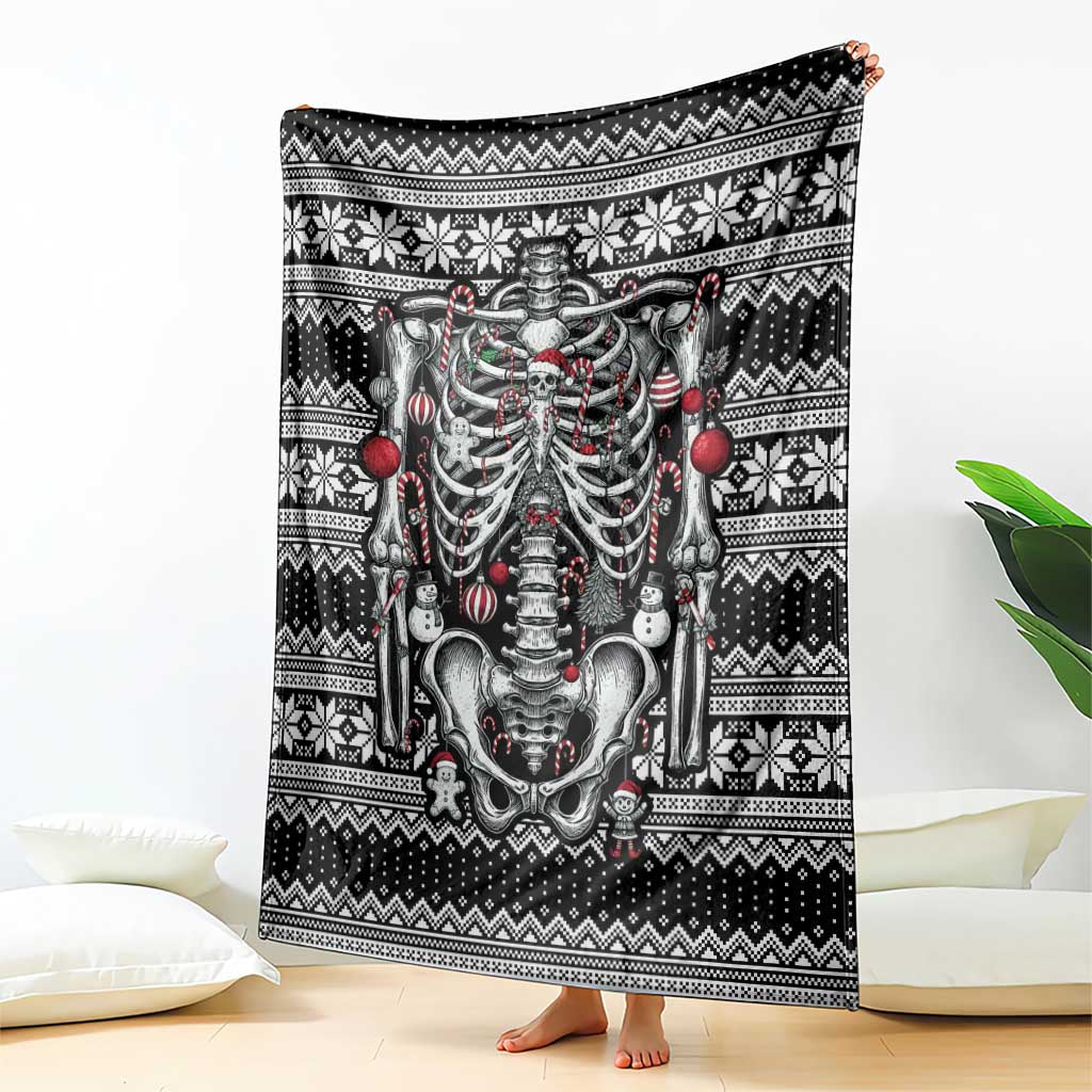 Merry Creepmas Blanket Bone to be Jolly - Wonder Print Shop