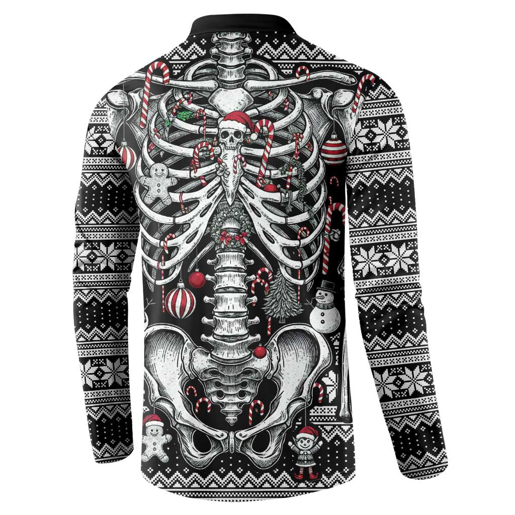 Merry Creepmas Button Sweatshirt Bone to be Jolly - Wonder Print Shop