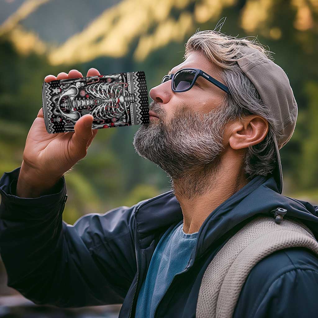 Merry Creepmas 4 in 1 Can Cooler Tumbler Bone to be Jolly - Wonder Print Shop