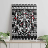 Merry Creepmas Canvas Wall Art Bone to be Jolly - Wonder Print Shop